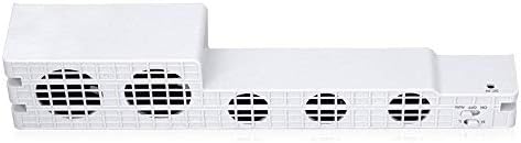 ОСТЕНТ 5 - Вентилатор Супер Турбо Контрола На Температурата Ладење Вентилатор Ладилник Топлина Издувни гасови За Sony PS4 Про Конзола Боја Бела