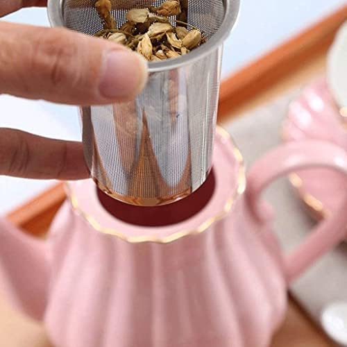 Канцелариски чајник чајник со висока кафе сад црн чај ладен вода сок од чај попладне чај чај сет чајници