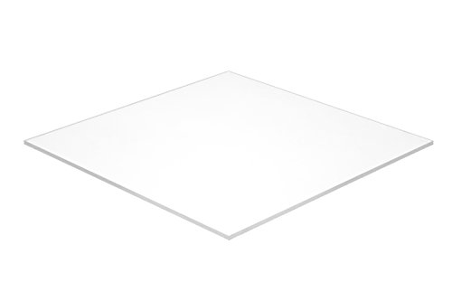 Фалкен дизајн WT3015-1-4/1236 акрилен бел лист, непроирен, 12 x 36, дебели 1/4