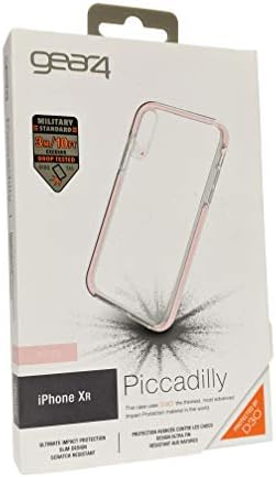 GEAR4 Piccadilly Дизајниран За Iphone XR Случај, Напредна Заштита Од Удар ОД D3O-Розово Злато