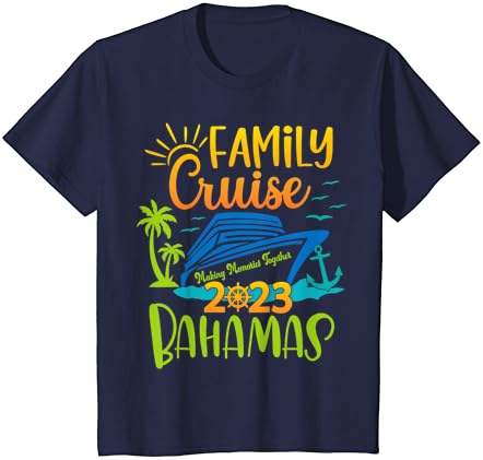 Семејство Крстарење 2023 Бахамите Крстарење Заедно Тим Појавување Маица