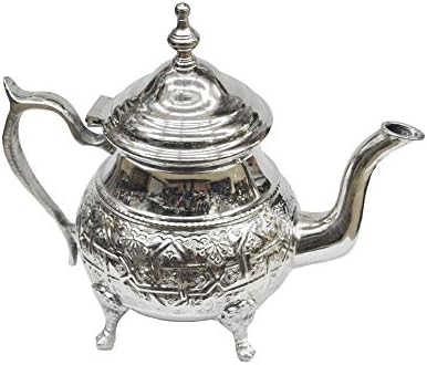 Хорус Артесана де египто Традиционална ориентална мароканска чајник секојдневно користење рачно изработена во Фез Мароко