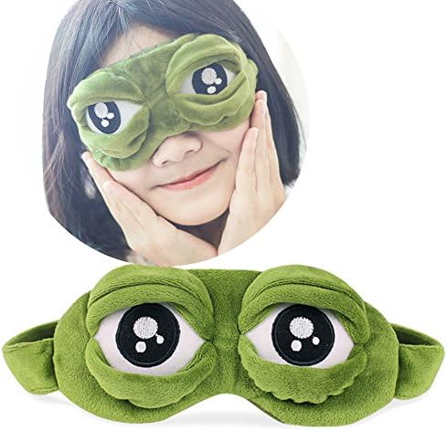 iopqo симпатична за спиење за спиење аниме за спиење Одморете го тажноста за очите за очи, маскирање на очите подарок 3D маска