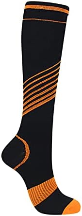 Компресија чорапи во боја лента за компресија чорапи мажи и жени Еластични чорапи чорапи без шоу