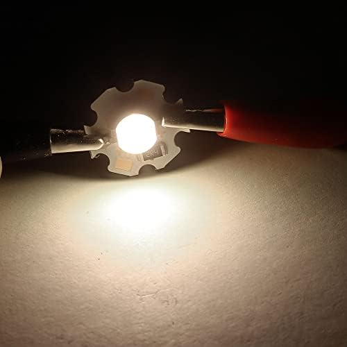 MECCANIXITY COB LED Светло Чип Мушка 3W 280lm 3000-3200K 20mm 5vdc Заштеда На Енергија Сијалица За Рефлектор Рефлектор Замена Топло Бело