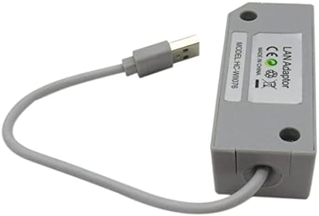 WGL Grey USB 10/100Mbps Ethernet Network Adapter се вклопува за Nintendo Wii/Wii U/Switch