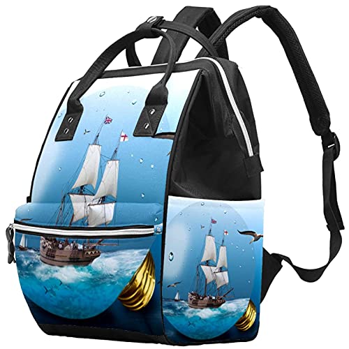 Торби За Торби за Пелени За чамци Ранец За Мумии Торба За Пелени Со Голем Капацитет Патна Торба За Нега На Бебиња
