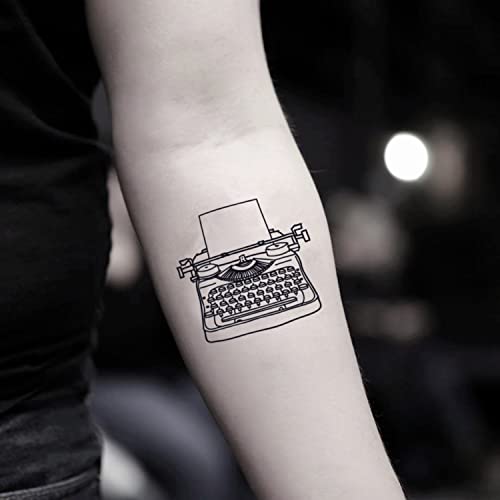 Машина За Пишување Привремена Налепница За Тетоважа-Омитат