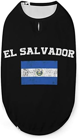 Ел Салвадор знаме кучиња елек пуловер миленичиња џемпер за кучиња облека за кучиња за мали средни кучиња и мачки м