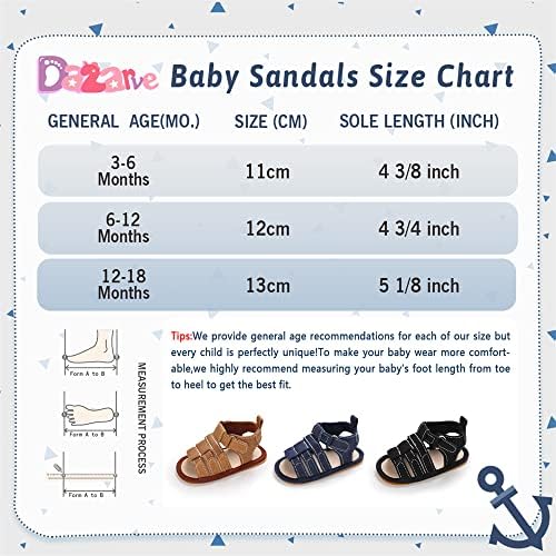 Дазарве бебе новороденче момче девојки сандали новородени меки не -лизгачки гумени чевли за креветчиња за деца отворено пети лето на