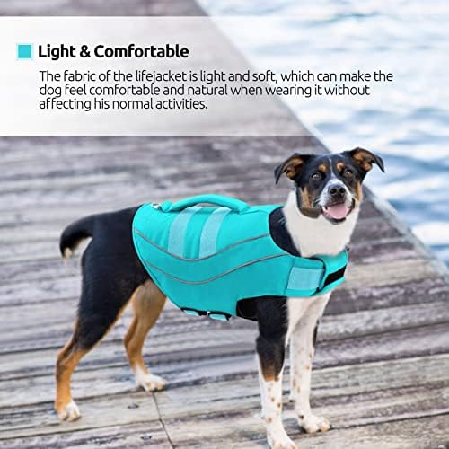 Queackивотна јакна на кучиња Queenmore, рефлексивен животен век на кучиња за пливање со висока пловност, кучиња животни елеци со рачка