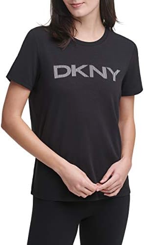 Маица за кратки ракави на летни врвови на DKNY