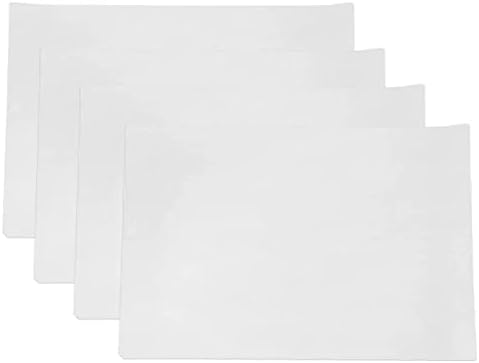 Ptfe Teflon лист за топлински печат 4 пакувања, 16 x 12 не -стап отпорен на занаетчиска мат, занаетчиски сад за занаетчиска хартија