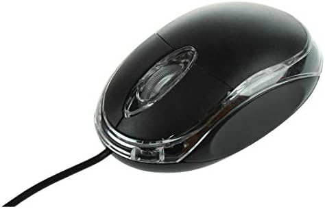 Жичен Оптички Глушец-3 Копче Компјутерски Глушец Со Тркало За Лизгање И Внатрешно LED Светло-За Лаптоп/Нетбук/Десктоп Компјутери