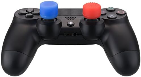 9CDEER 8 парчиња 4 Стилови на силиконски палецот затегнати палецот за заштитен капа на капа за PS4, Switch Pro, PS3, Xbox 360, Wiiu Controller