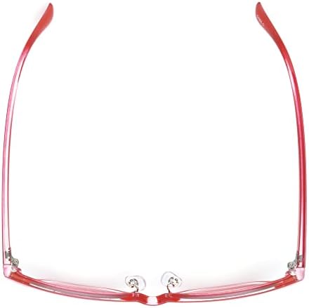 Стилови на згрижувачки грантови за Y.O.U. Сребрена пролетна сина светлина очила за жени, чиста/црвена леќа ширина: 54 мм