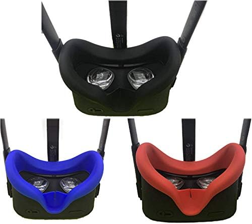 VR лице силиконски капак компатибилен со окуларот за очите 2, подлога за очите на лицето, доказ за пот, VR Eyewear vr, заграда за интерфејс