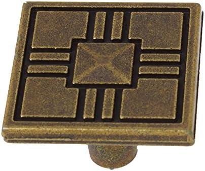 Глидерит хардвер 82929-Аб-1 Тип Куки Занаетчија Колекција Кабинет Копче, 1.25, Антички Месинг Заврши
