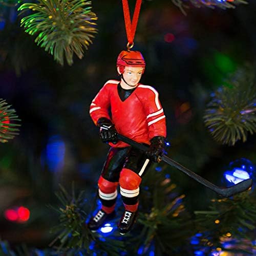 Хокеј играч Божиќен украс | Хокеј украси од Chalktalk Sports