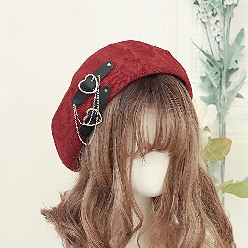 March9 Dishate Gothic Lolita Beret Cap JK капа капа за жени пролетна летна капа