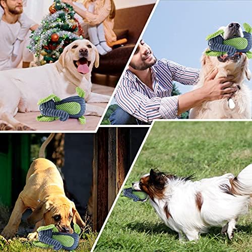 Т ' Чак Трајни Полнети Куче Писклив Играчка За Кученца, Мали И Средни Кучиња, Интерактивни Загатки Куче Кадифен Џвакање Играчки Прават Звуци,