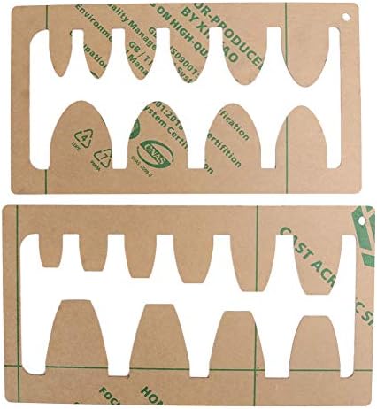 Акрилен образец Оумефар, кожен појас, рачно изработен алатка за занаетчиски занаетчиски алатки, правејќи матрица за кожни занаети, торбичка