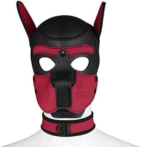 Маска за кучиња маска за Ноќта на вештерките за кучиња, маски за костуми за кучиња, неопренови кучиња глава аспиратор за додатоци