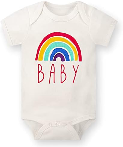 Бдондон виножито бебе облекува органски памук L&S ракав виножито, каросерија за момчиња за новороденчиња за новороденчиња