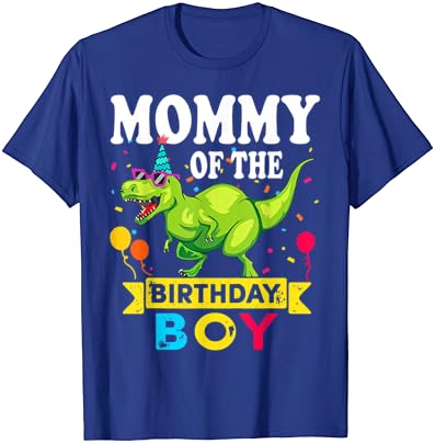 Мама на роденденското момче Т-Рекс Раур Диносаурус роденден момче маица