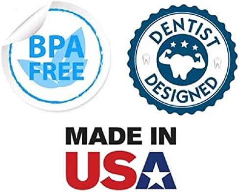 Уста чувар за мелење заби - 2 пакувања, направено во САД | Тенка и трим анти -мелење ноќна стража - Заби за белење на забите