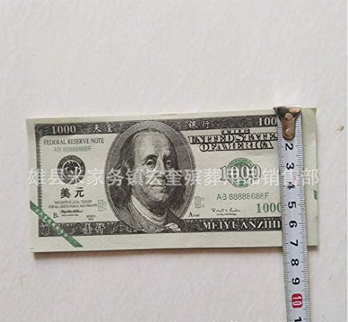 Кинески ossос хартија - Белешки за пеколни банка - американски долар - 1000 УСД, илјада