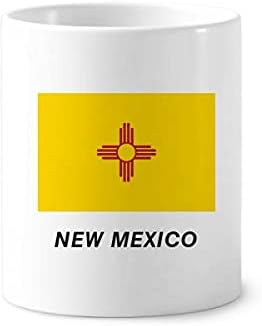 Контури на американско државно знаме Ново Мексико, држач за четки за заби
