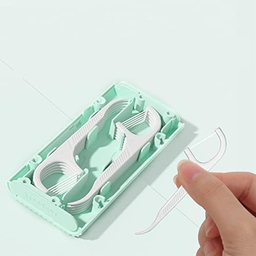 Amayyasnh под кревет за складирање Пластични автоматски преносни заби Флоссер за складирање Стоматолошка диспензерот за избор