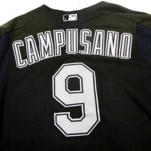 2003-06 Флорида Марлинс Хозе Кампусано 9 игра користена црна маичка БП Св. 127 - Игра користена МЛБ дресови