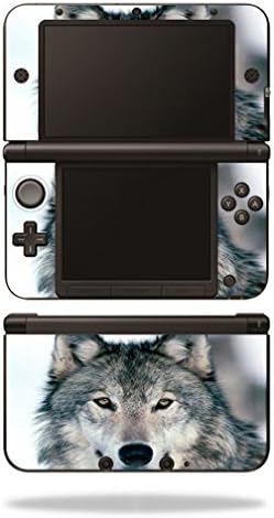 MOINYSKINS кожата компатибилна со Nintendo 3DS XL - Волк | Заштитна, издржлива и уникатна обвивка за винил декларална обвивка | Лесен за примена,