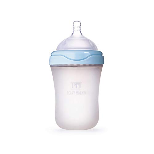 Пери Мекин Анти-Количко силиконско шише за бебиња, 6 унци, бело