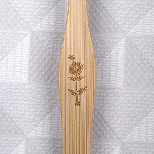 Четка за заби од бамбус „Цвет и пеперутка“