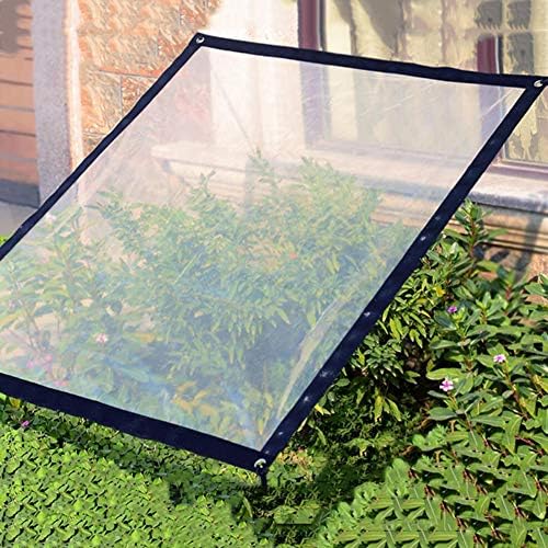 Јасен PE tarpaulin лесен 5-мил дебел 120g/m² транспарентен водоотпорен полиетилен тарп лист за покрив базен за внатрешен двор