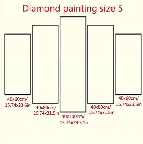 Големи комплети за сликање со дијаманти за 5D DIY за возрасни, со целосен квадратен вежба дијамантски вез за сликање по број комплет Rhinestone