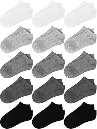 Кораби 15 Пара Детска Половина Перница Чорапи Со Низок Крој Тинејџери Чорапи До Глужд За Големи Момчиња или Девојчиња