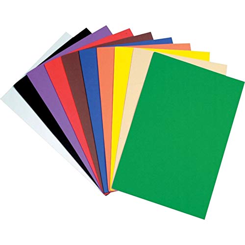 Креативност улица нетоксичен лист од пена, 12 x 18 in, разновидна светла боја, пакет од 10