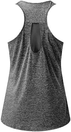 Xiloccer жени врзани назад јога кошули тренингот мрежа краток ракав активен спортски резервоар врвен кошула лабава спорт