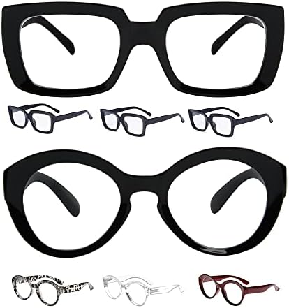 Очила Заштедете 10% На Комплет 4 Пакет Дами Очила За Читање и 4 Читачи на Пакети за Жени +2.25