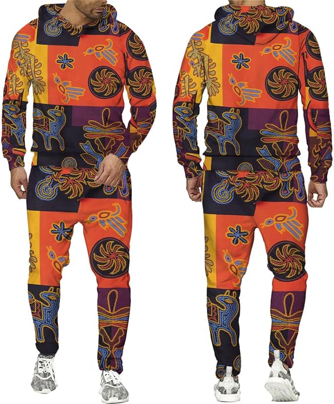 Пролетна есенска шема 3Д печатени дуксери и панталони поставени џемпери за џемпери на харајуку пулвер