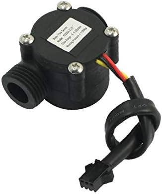 X-DREE G1/2 0,5-30L/min 1,2 Mpa Сала Прекинувач Течност Сензор За Проток На Вода Мерач На Проток(G1 / 2 0,5-30L / min 1,2 Mpa Flujometro de sensor