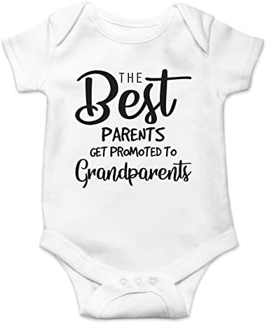 Funnwear Најдобри родители се промовираат кај бабите и дедовците слатко бременост бебе најава бебешка телесна каросерија