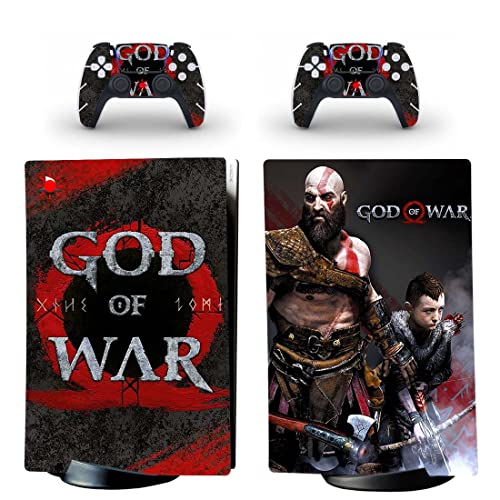 За PS4 Нормално - Game God Најдоброто од војната PS4 - PS5 Конзола за кожа и контролори, винил кожа за PlayStation New DUC -880