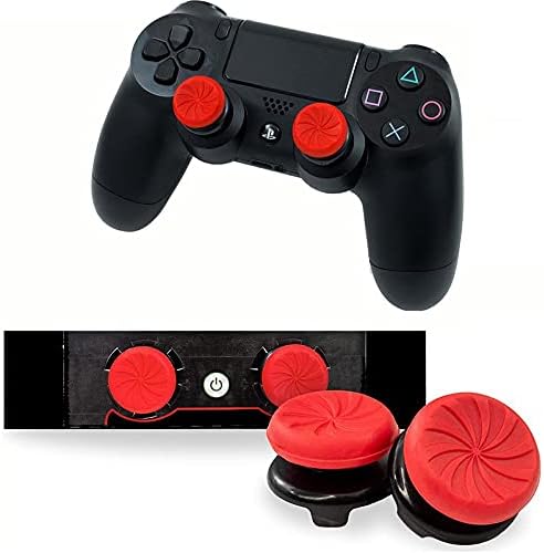 Контролер Рокер капа за PlayStation 5 палецот, аналогни силиконски замена на рачката на џојстик, капачиња за опфаќаат додатоци за PS4