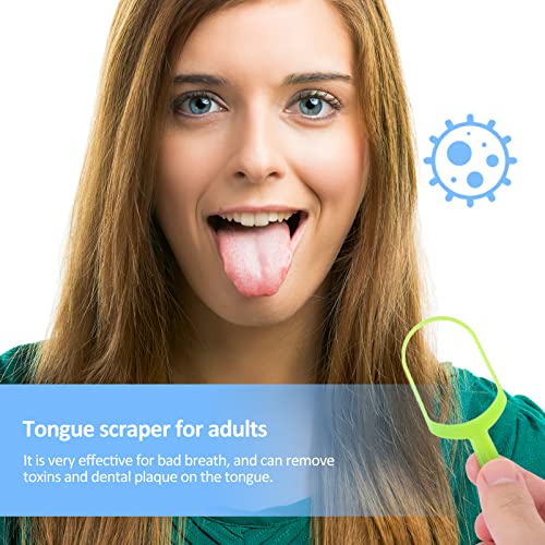 Кисангел бакарен јазик Страпер јазик за чистење на јазик за чистач за чистење на јазикот на јазици помага во борбата против јазикот за здив за