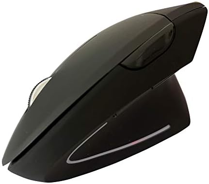 TDRTECH 2.4 G Безжичен Глушец, Вертикален Opономски Оптички Глушец, Прилагодлив DPI 800 / 1200 /1600, 5 Копчиња Полнење Глувчето За Компјутер